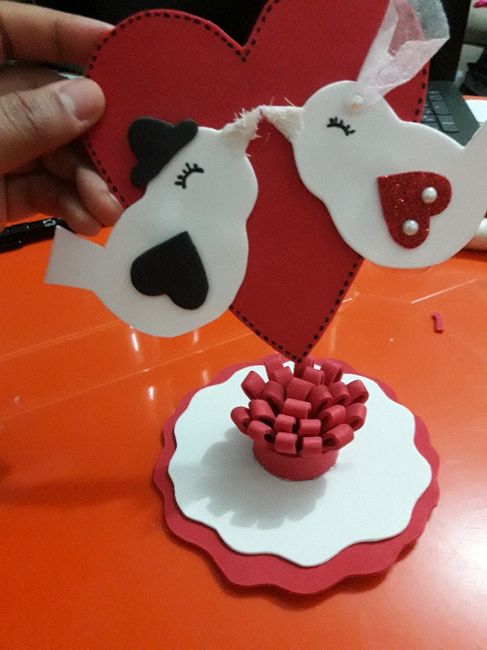 Centro de Mesa do Noivado❣😍 - 29