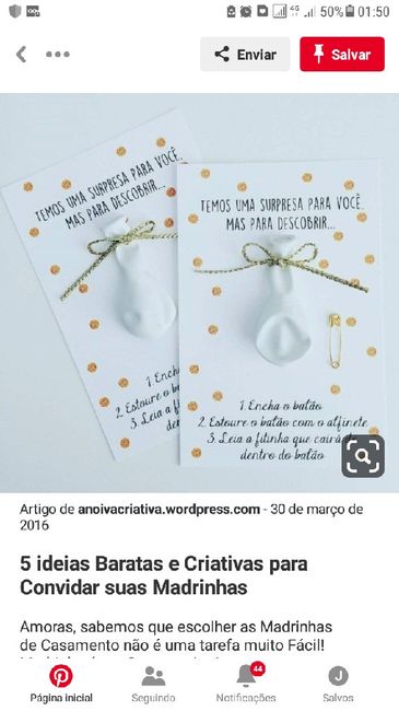 Convite para padrinhos!! - 4
