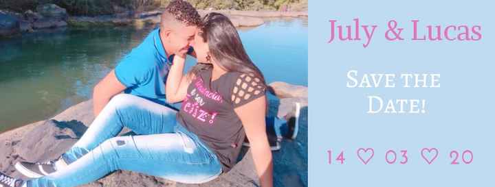 Venham ver meu Save the Date! - 1