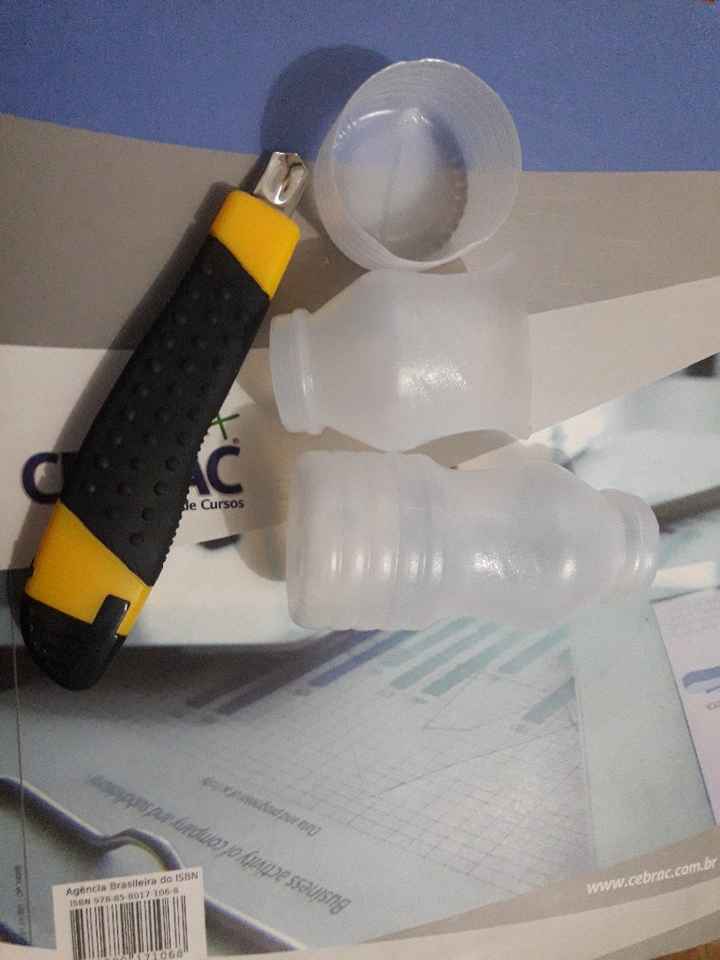 Vasinho de Flores com potinho de Yakult ... 💕 #diy 😍 - 1
