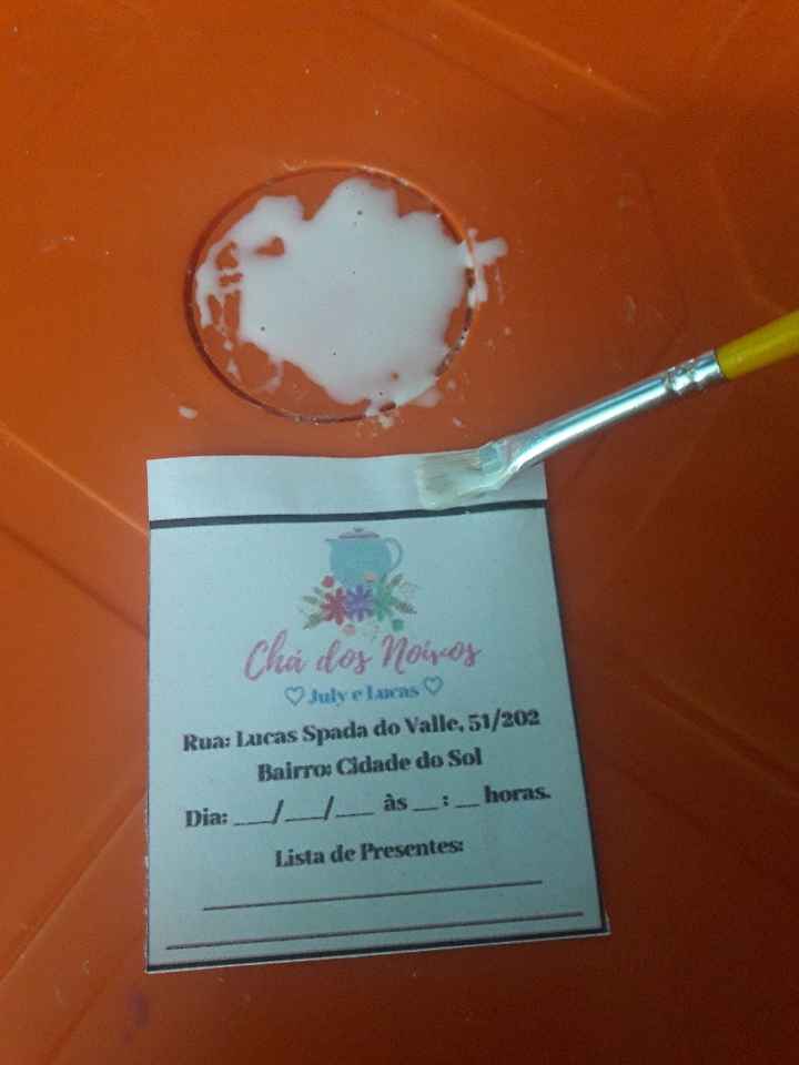 Convite Chá dos Noivos ❣ - 19