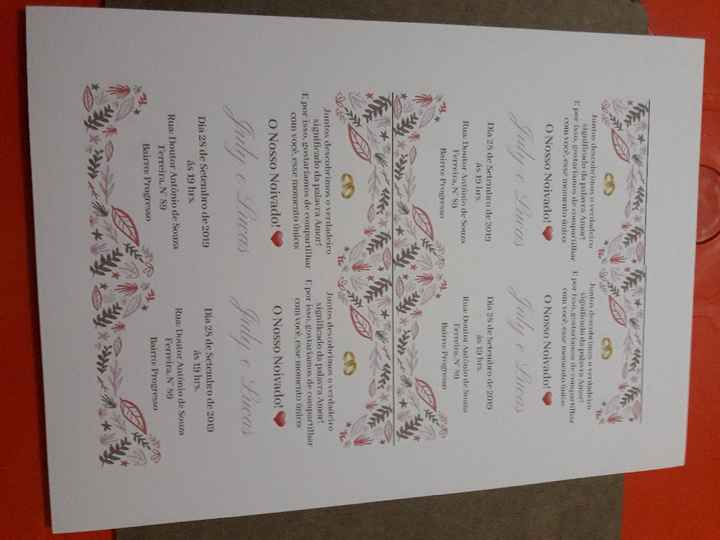 Convite do Noivado! 😍💕 - 2