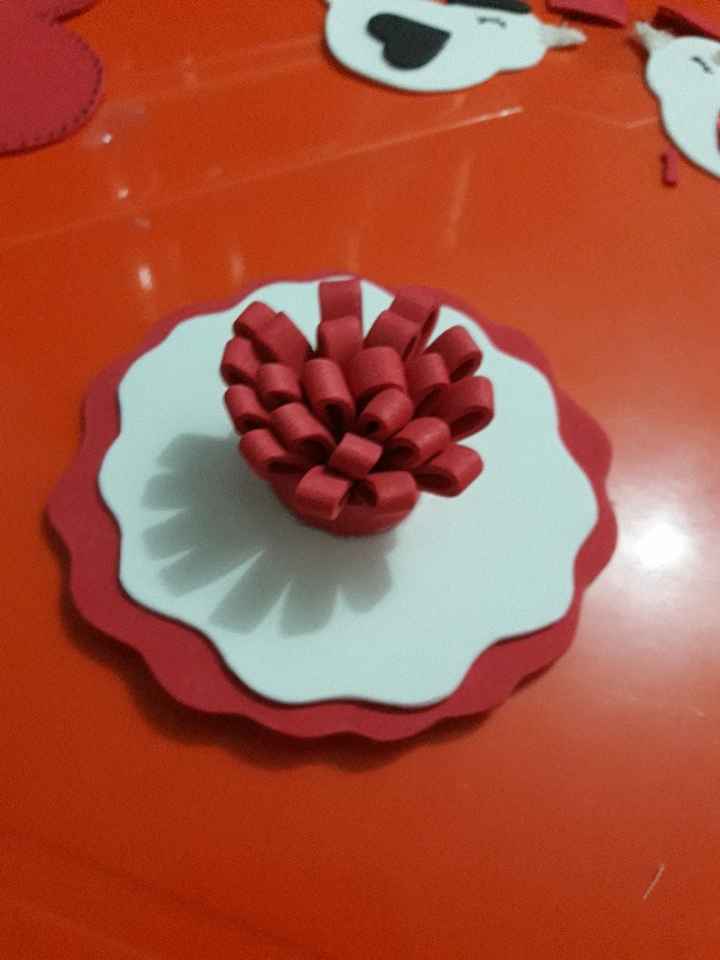 Centro de Mesa do Noivado❣😍 - 19