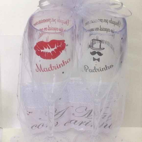Taças madrinha e padrinho