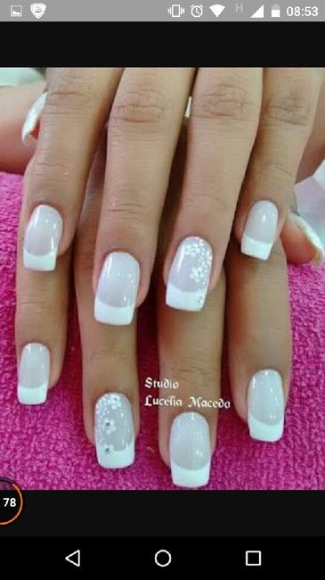 Unhas de noiva!!!! - 3