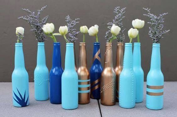 Decore com garrafas !!! recicle - 14