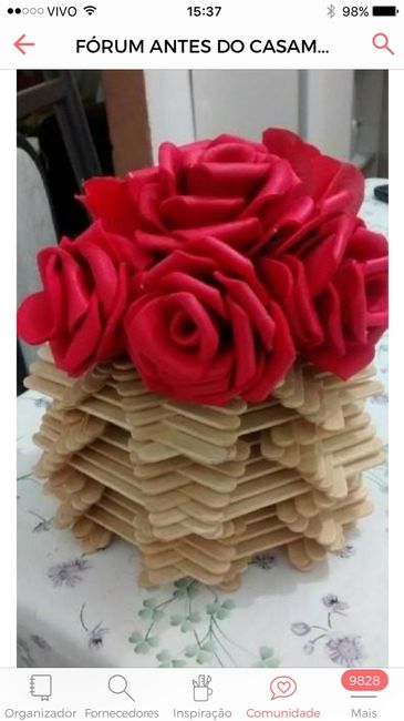 Farei todo o meu casamento sozinha e completamente reciclável. - 7