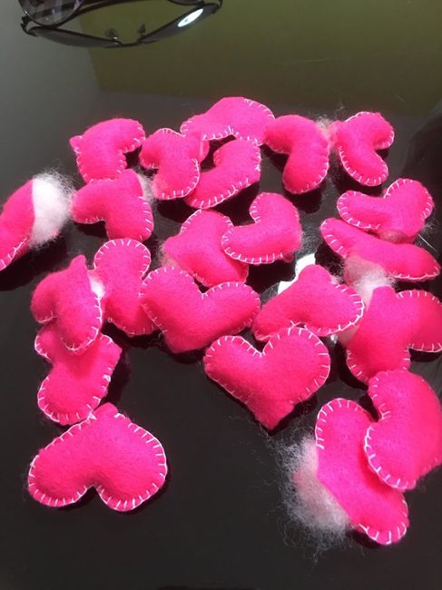 Coracoezinhos de feltro !!!! - 1