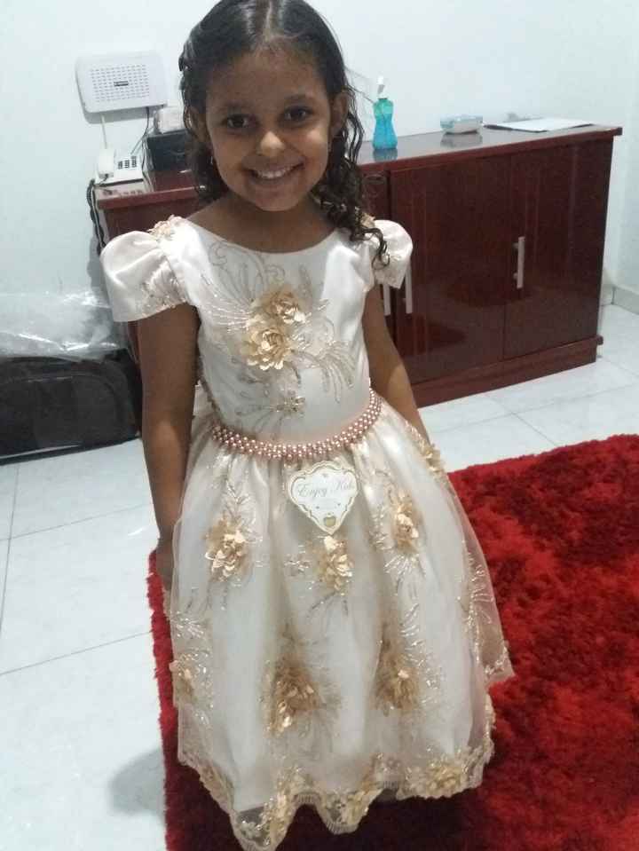 Esse é o vestido da daminha