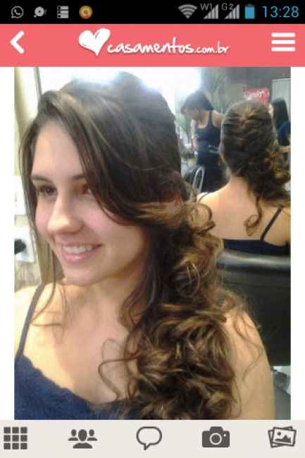 Casamento de dia - cabelo preso x solto - 1
