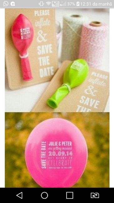 Idéias de convites e save the date - 1