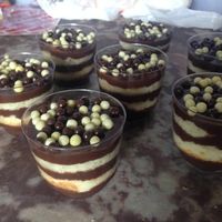 Bolo recheio meio amargo