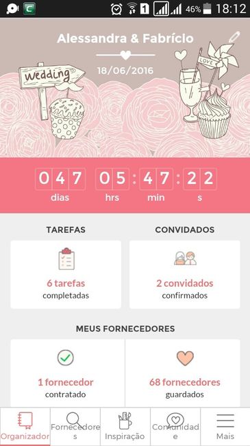 Contagem regressiva das noivas- vem ver! - 1