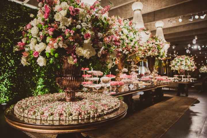 Mesa de doces super decorada, amei