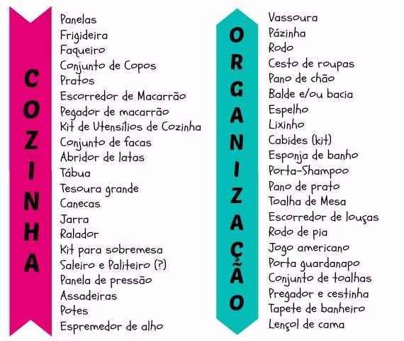 2. Chá de cozinha 