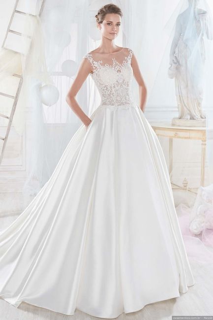 4. Vestido de noiva com bolso