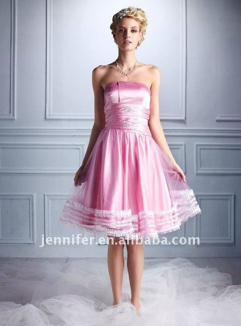Modelos de vestidos rosa para casamento civil!
