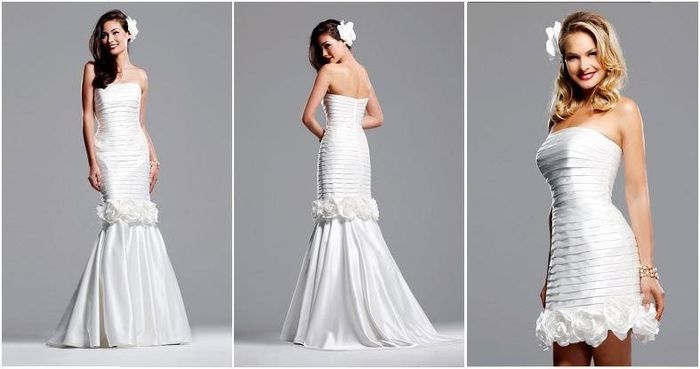 MODELOS DE VESTIDOS DE NOIVAS 2 EM 1!VÁRIOS ESTILOS!