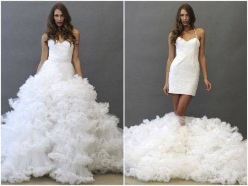 MODELOS DE VESTIDOS DE NOIVAS 2 EM 1!VÁRIOS ESTILOS!