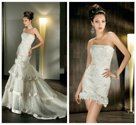 MODELOS DE VESTIDOS DE NOIVAS 2 EM 1!VÁRIOS ESTILOS!