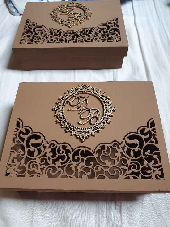 Chegaram minhas caixas e os presentes das madrinhas!! - 2