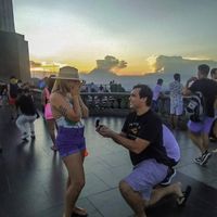 Pedido de Casamento no Cristo