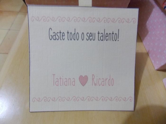 E a informação para o chocolate