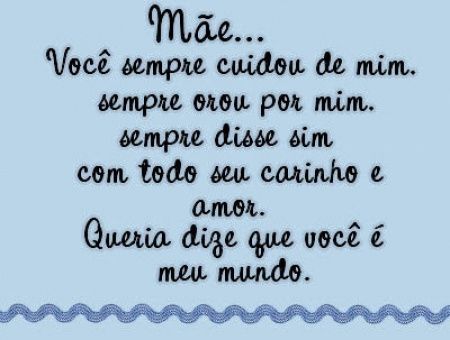 frase para Mãe 