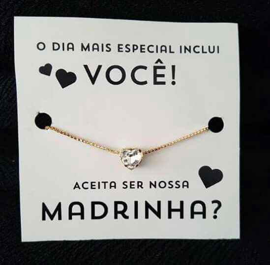 Convite para as madrinhas - 1