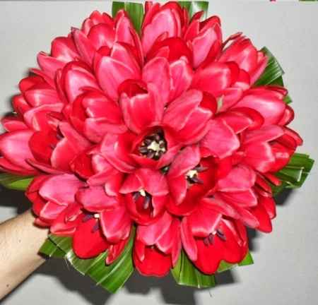 Buque de tulipas