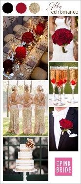casamento vermelho e dourado