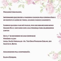 Mensagem Casamento adiado - 1