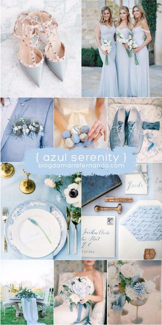 Quero a coloração azul serenity, super combina com casamento mais praiano né? O que vocês acham?
