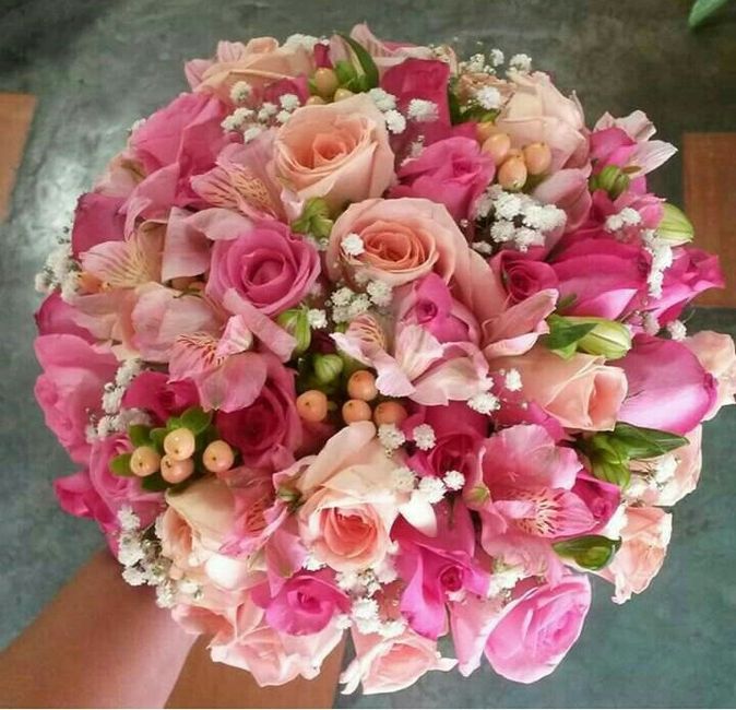 Escolhi meu bouquet - branco e azul-- qual será o de vcs? - 1
