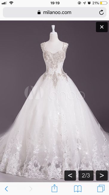 Vestido de noiva Milanoo - 2