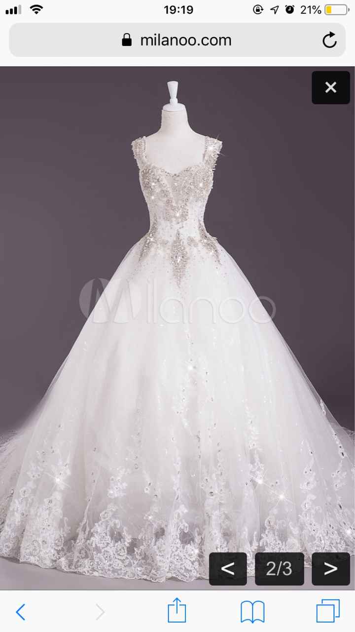 Vestido de noiva Milanoo - 2