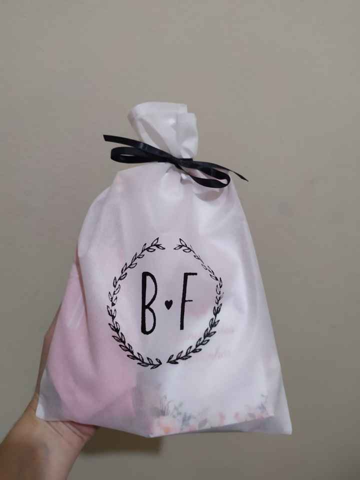 Convite padrinhos - Caixinha x Saquinho personalizado - 1