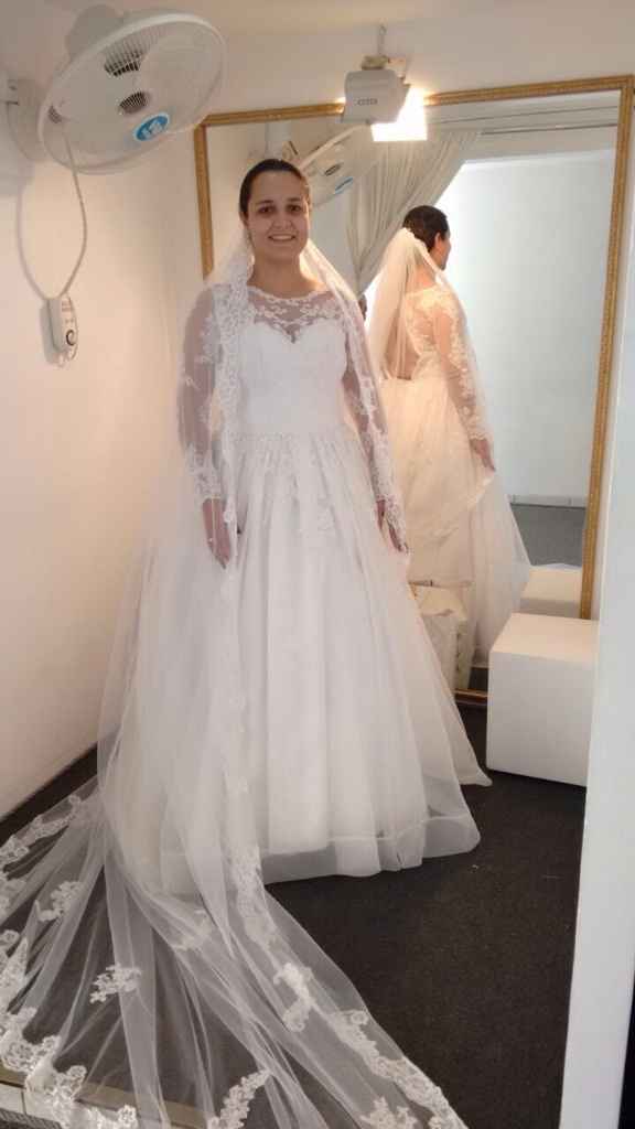 Minha prova do vestido!!! - 1