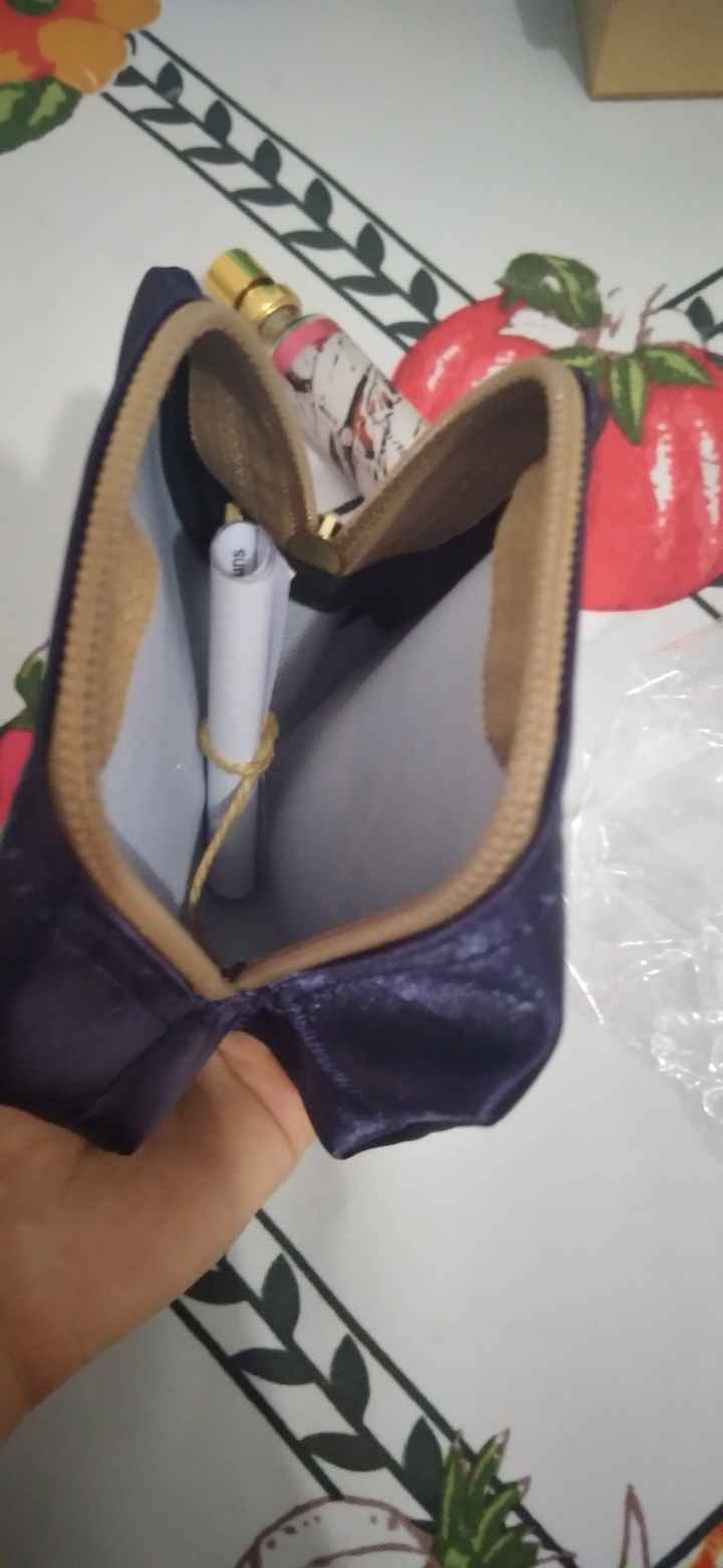 Lembrança padrinhos sacola kraft - 7