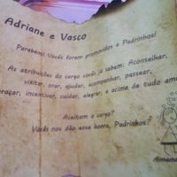 Convite padrinhos