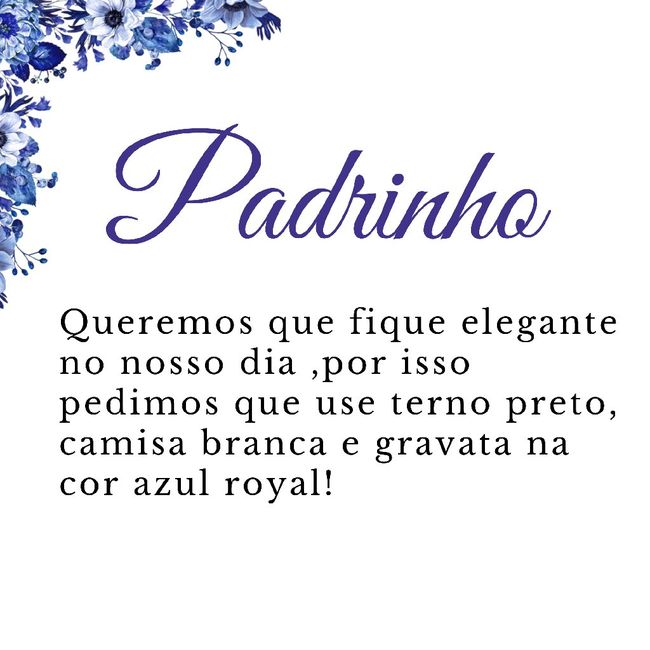 Manual dos padrinhos azul royal - 6