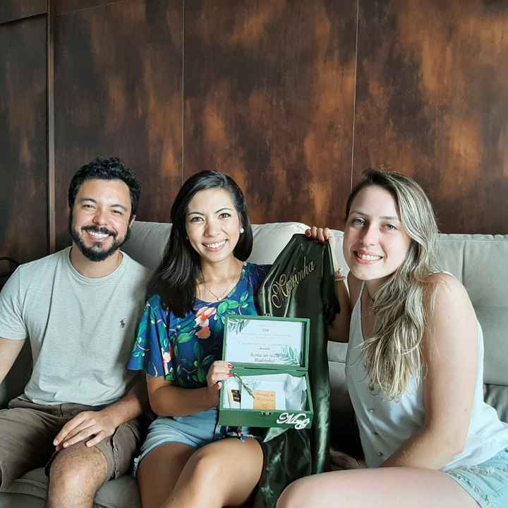 Lembrancinha padrinhos - 1