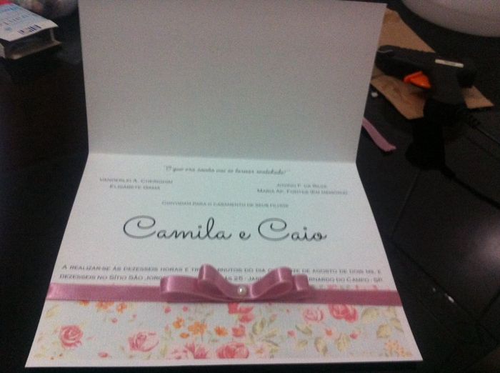 Convites de casamento - 1