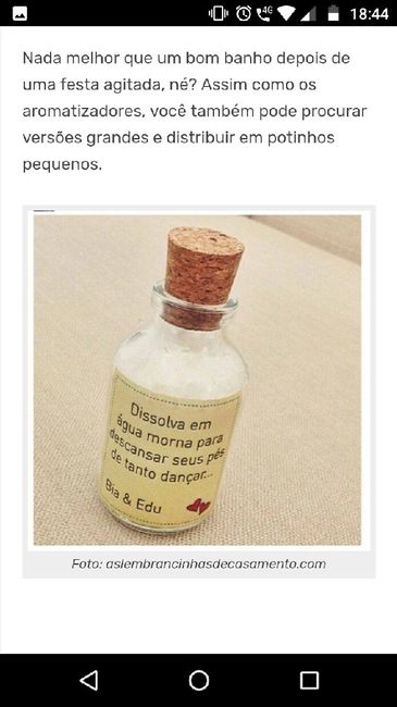 Lembrancinhas dos convidados - 3
