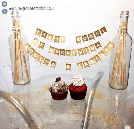 7 meses de casados : bodas de purpurina - 1