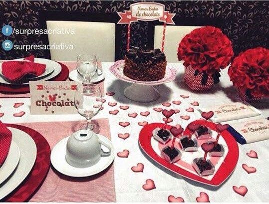 Programando as bodas de chocolate <img class=