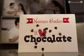 Programando as bodas de chocolate <img class=