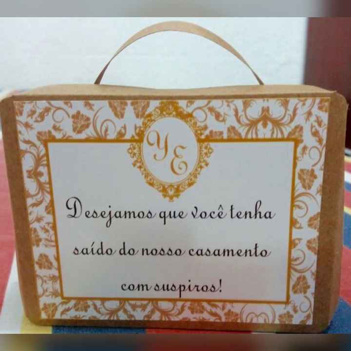 Lembrancinha para os convidados 😊😍 - 1