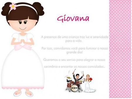 Convites,padrinhos,daminha florista e pajen! *__* - 3