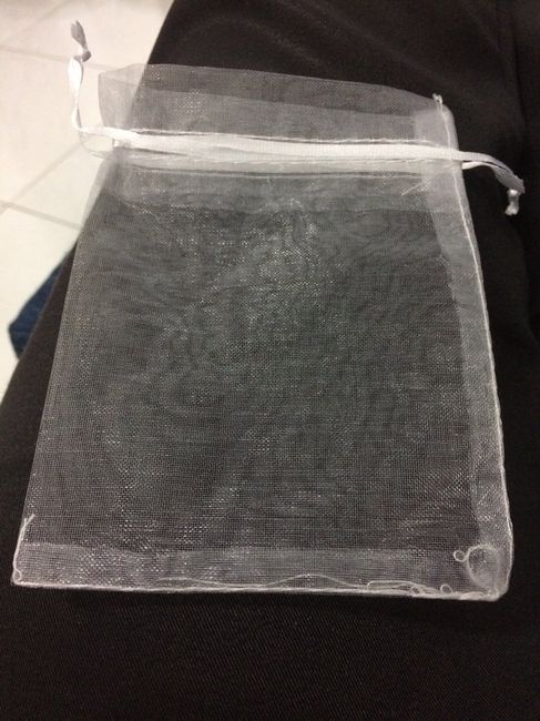Saquinhos de organza #dica - 1